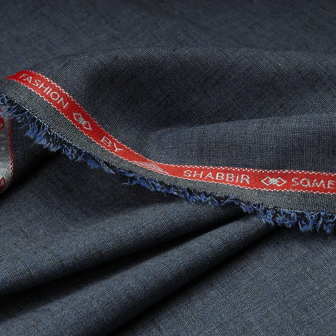 0010 Denim Blue - Winter Unstitched - Kameez Shalwar - Shabbir Fabrics