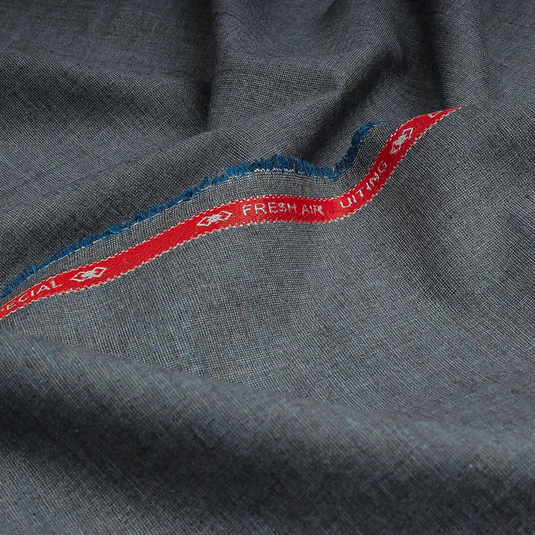 001 Cinder Grey - Winter Unstitched - Kameez Shalwar - Shabbir Fabrics