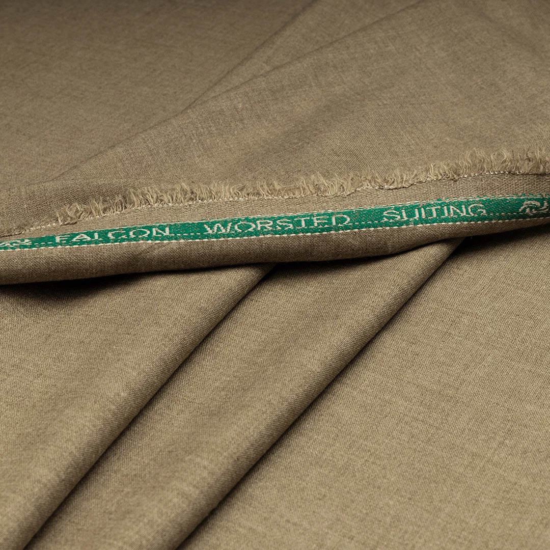 003 Falcon - Cookie Brown - Unstitched Mens Winter Fabric by Shabbir Fabrics