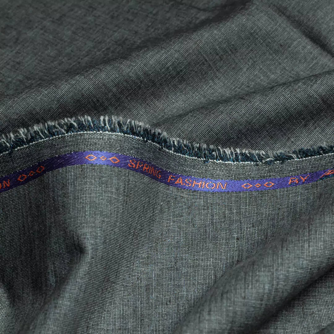 003 Spring Fashion - Medium Grey - Unstitched Mens Winter Fabric by Shabbir Fabrics