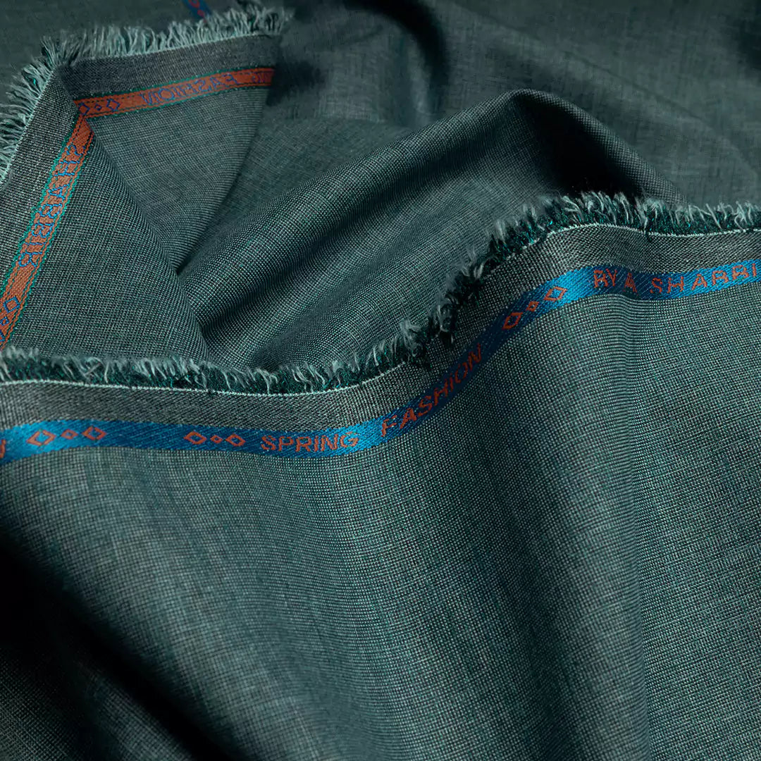 004 Spring Fashion - Light Turqious - Unstitched Mens Winter Fabric by Shabbir Fabrics