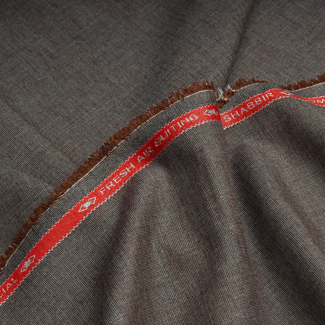 005 Coffee Brown - Winter Unstitched - Kameez Shalwar - Shabbir Fabrics