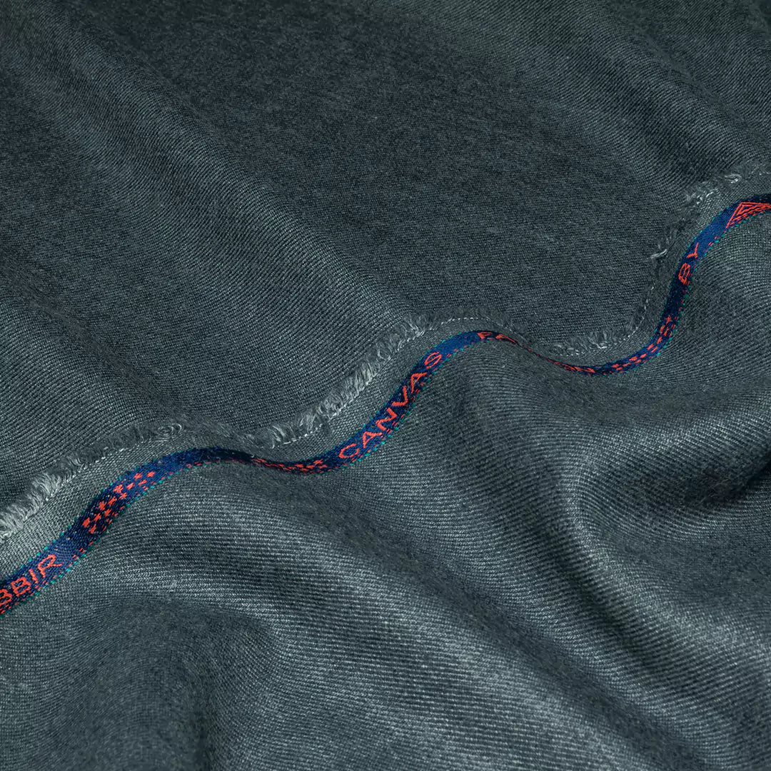 006 Canvas Fashion - Stone Blue - Unstitched Mens Winter Fabric by Shabbir Fabrics