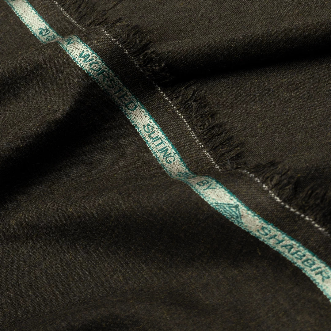 006 Falcon - Cocoa Brown - Unstitched Mens Winter Fabric by Shabbir Fabrics