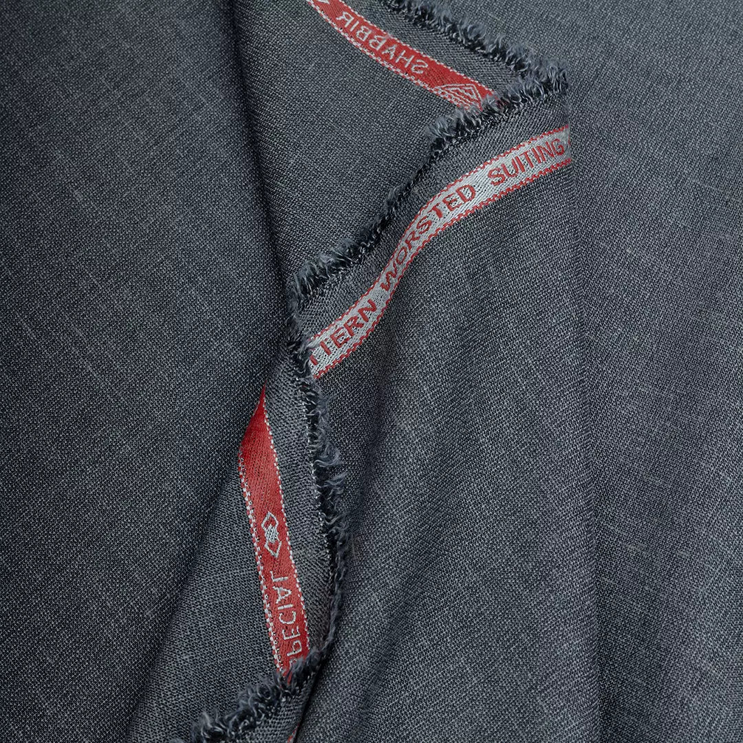 007 Pewter Grey - Winter Unstitched - Kameez Shalwar - Shabbir Fabrics