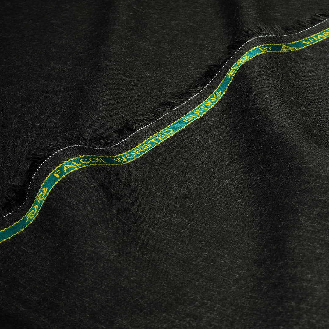 008 Falcon - FC Black - Unstitched Mens Winter Fabric by Shabbir Fabrics