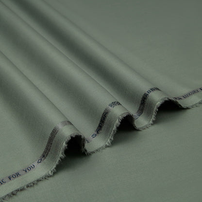 05 Sapna 2025 Steel Green Mens Unstitched Kameez Shalwar Fabric Summer Collection 2025 Shabbir Fabrics