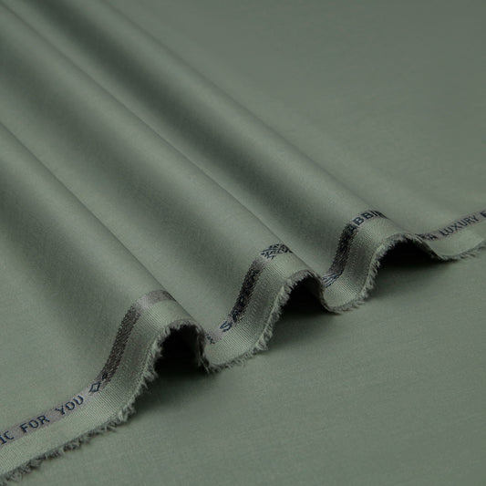 05 Sapna 2025 Steel Green Mens Unstitched Kameez Shalwar Fabric Summer Collection 2025 Shabbir Fabrics