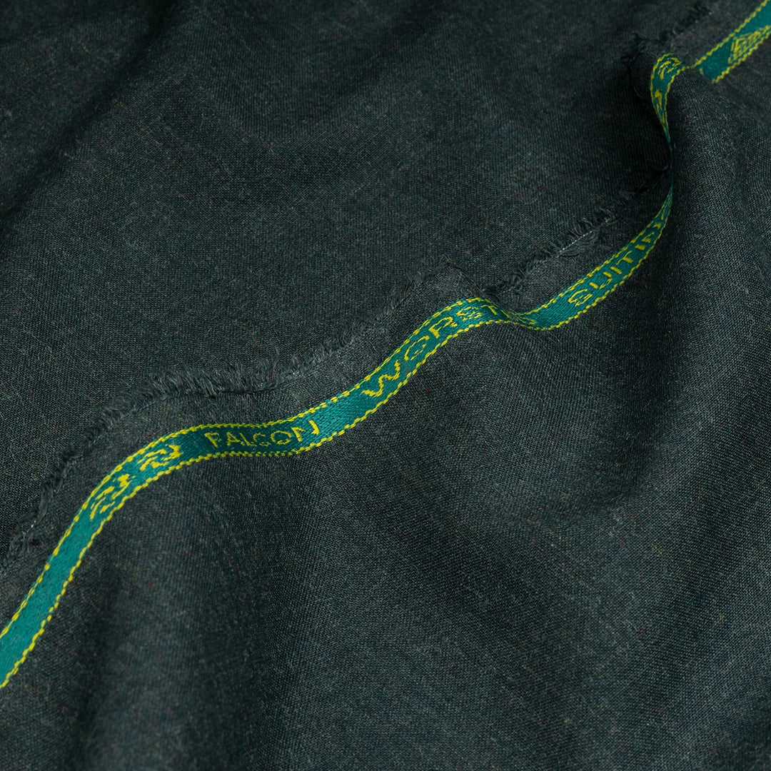 001 Falcon - Kaai Green - Unstitched Mens Winter Fabric by Shabbir Fabrics
