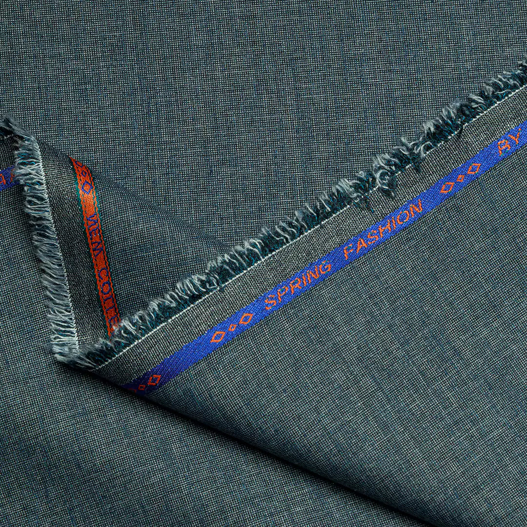 002 Spring Fashion - Bluish Grey - Unstitched Mens Winter Fabric by Shabbir Fabrics