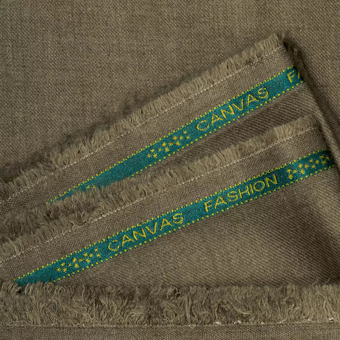 004 Canvas Fashion - Olive Green - Unstitched Mens Winter Fabric by Shabbir Fabrics