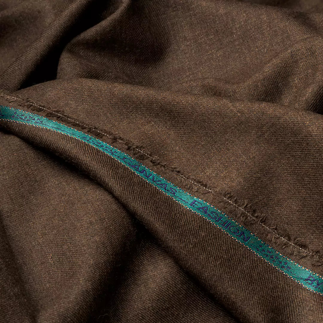 005 Canvas Fashion - Medium Brown - Unstitched Mens Winter Fabric by Shabbir Fabrics