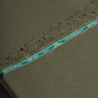 005 Falcon - Greenish Brown - Unstitched Mens Winter Fabric by Shabbir Fabrics