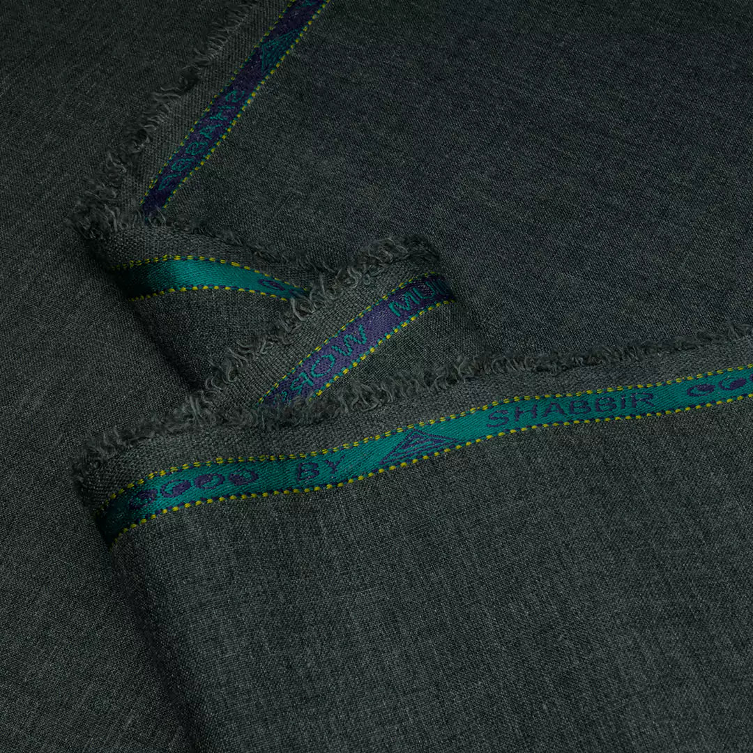 007 Premium Quality - Norwegian Grey - Unstitched Mens Winter Fabric by Shabbir Fabrics
